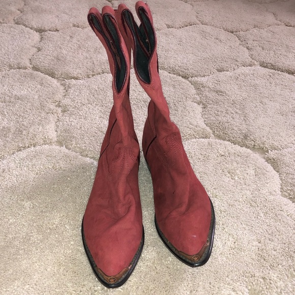 Women’s cowboy boots red size 7 - Picture 4 of 7